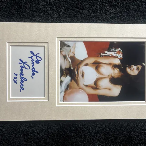 Linda Lovelace Signed