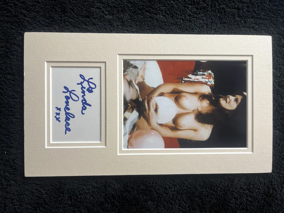 Linda Lovelace Signed