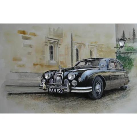 Jaguar Mark 1 Classic Iconic British Car Metal Wall Sign