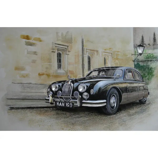 Jaguar Mark 1 Classic Iconic British Car Metal Wall Sign
