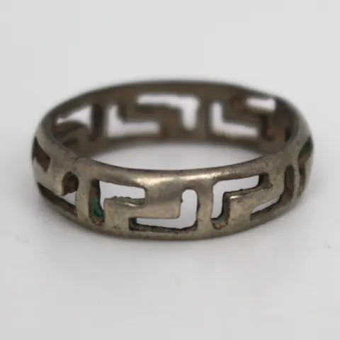 Openwork Silver Ring