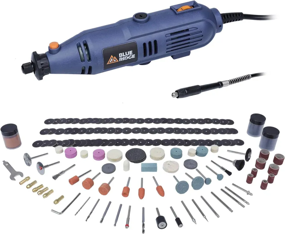 BLUE RIDGE 130W Multi-Functional Rotary Tool With 233 Piece Kit RRP £45.00