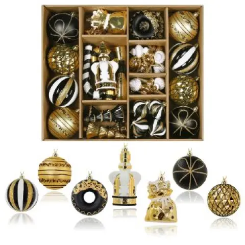 6 x Packs of 72 Christmas Baubels Total RRP £187.14 L24