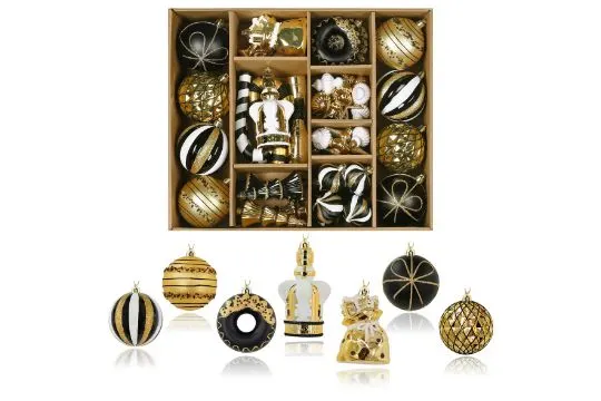 6 x Packs of 72 Christmas Baubels Total RRP £187.14 L24