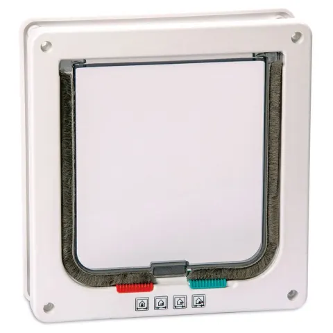 Brand New Cat Door, Safety Pet Door With 4 Way Lock, Weatherproof & Easy Installation Cat Flap Door
