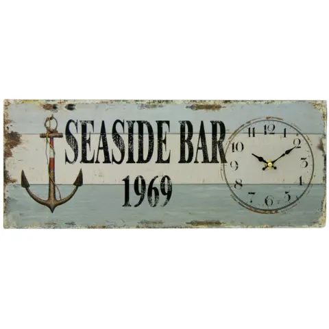 Seaside Bar clock L12