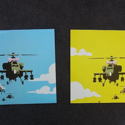 Banksy Limited Edition Record Cover (With Record) Collectors Piece Exhibited In Museums