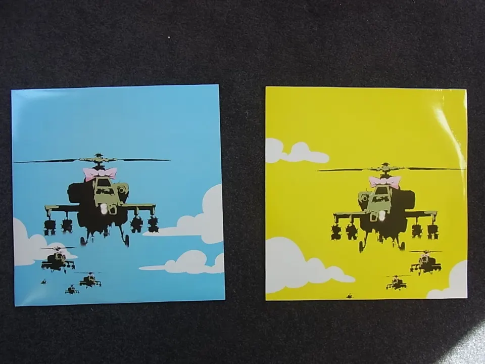 Banksy Limited Edition Record Cover (With Record) Collectors Piece Exhibited In Museums