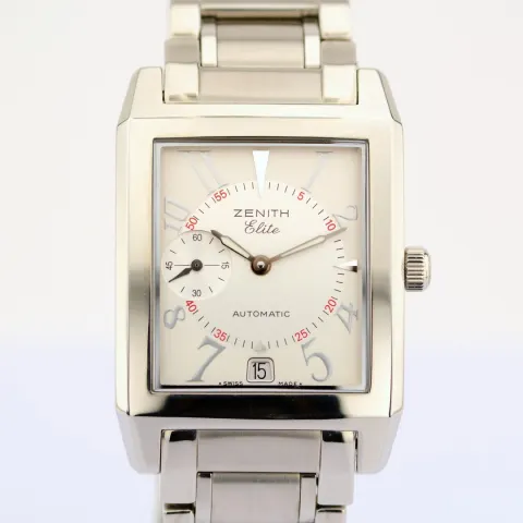 Zenith/Elite Port Royal V - Date - Automatic - Gentlemen's Steel Wristwatch