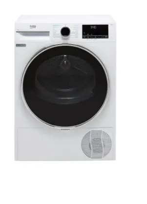 Item Description  -  Beko B5T4923IW 9Kg Heat Pump Tumble Dryer - White - A++ Rated  -  Stock Number