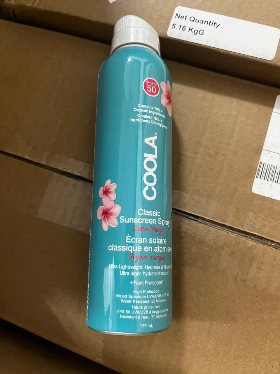 Coola Classic Sunscreen Spray, Guava & Mango x48, Est Retail Value £1300
