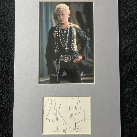 Billy Idol Signed
