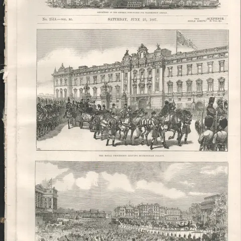 Queens Victoria 50 Years Jubilee Thanksgiving Festival London 1866