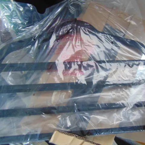 AZ153 A box of 24 triple hangers covered in material.