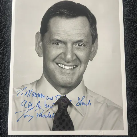 Tony Randall Signed