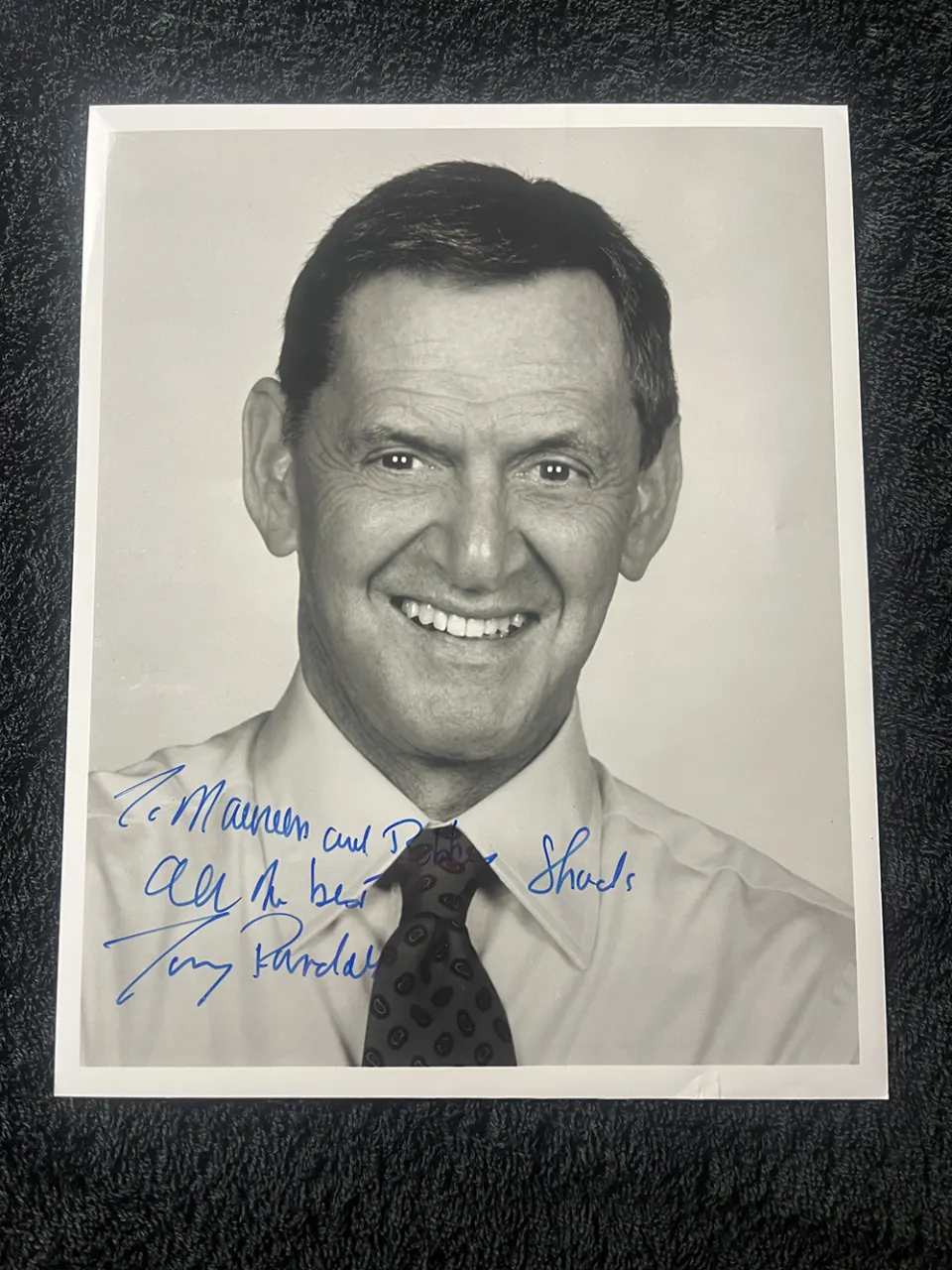 Tony Randall Signed