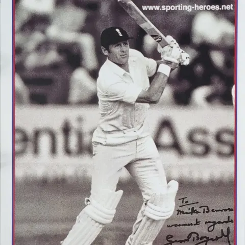 Geoffrey Boycott Original Signature