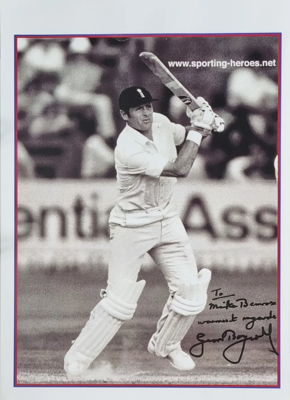 Geoffrey Boycott Original Signature