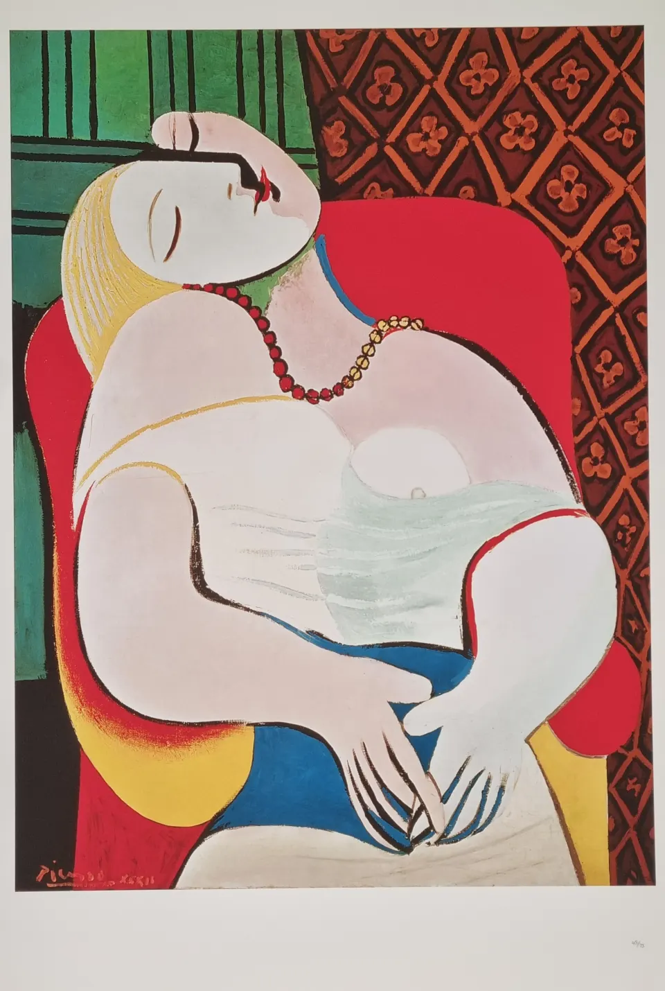 Pablo Picasso Certificated Limited Edition "The Dream, 1942"