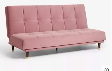 John Lewis Linear Medium 2 Seater Sofa Bed, Brass Leg RRP £699