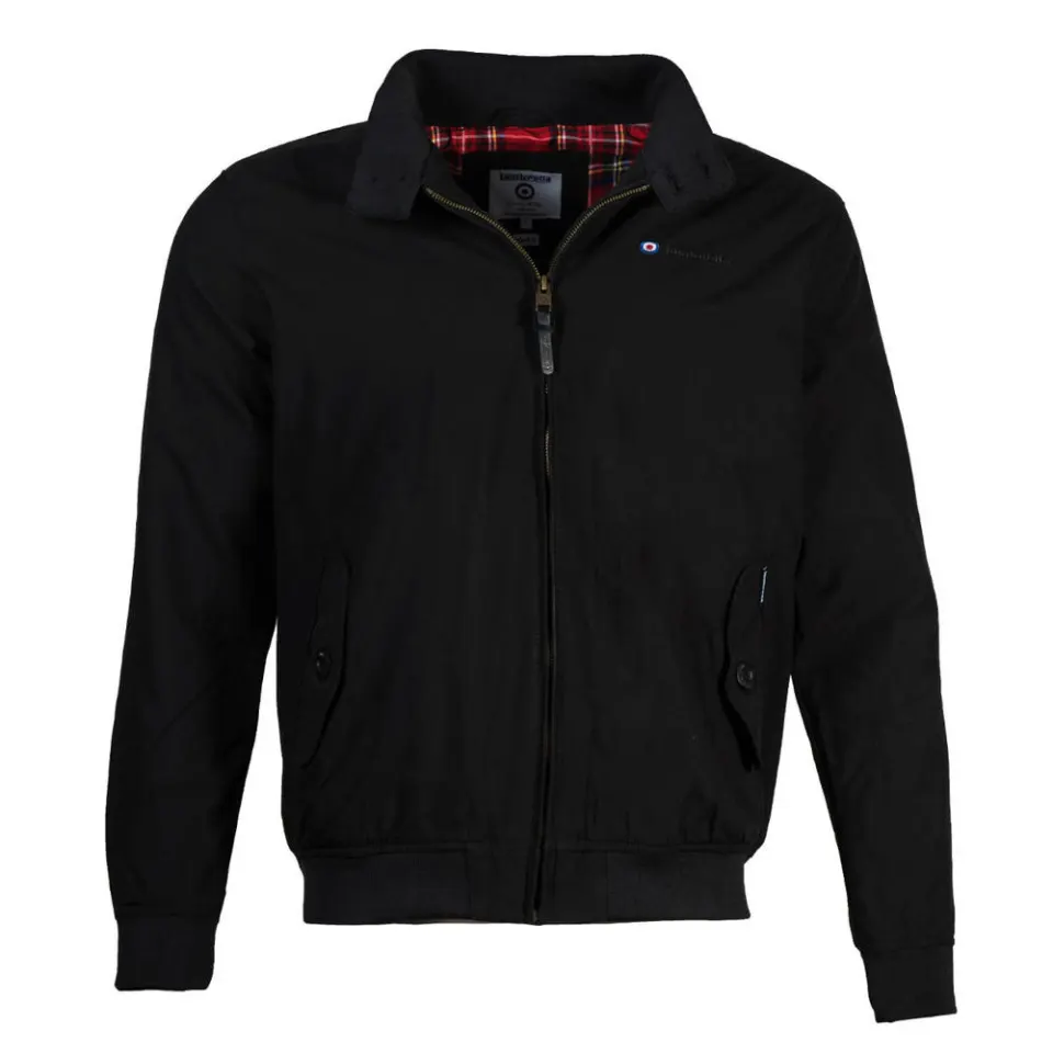 3 x Lambretta Shower Resistant Harrington Jacket Black - Small RRP £80.00
