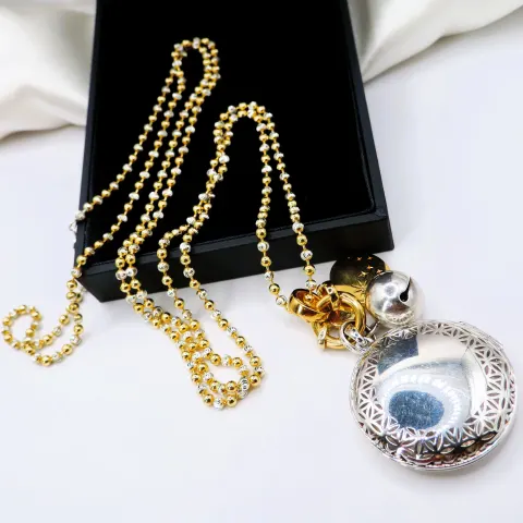 Dower & Hall Gold on Sterling Silver Cherished Treasures Locket with Gift Box