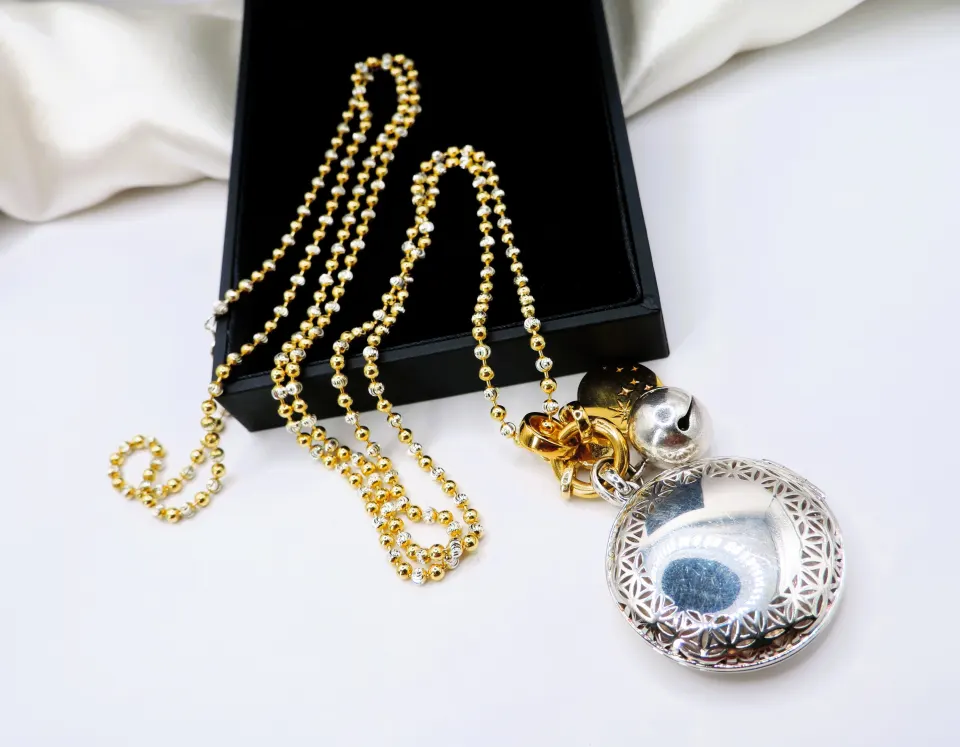 Dower & Hall Gold on Sterling Silver Cherished Treasures Locket with Gift Box