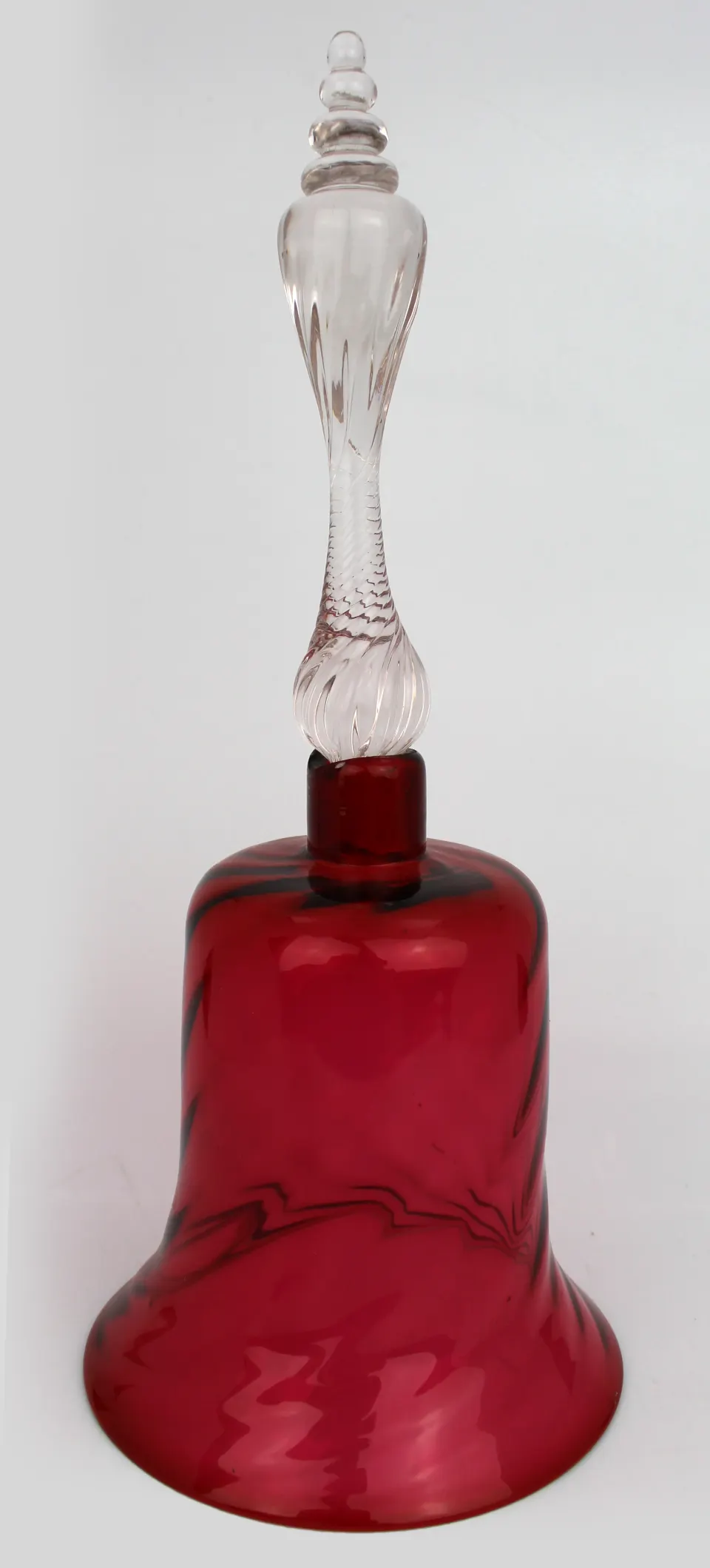 Victorian Cranberry Glass Smoke Bell
