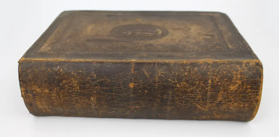 Large Victorian Leather-Bound Holy Bible – Oxford University Press, 1865