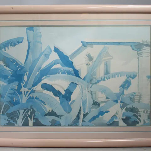 Large Contemporary Caribbean Inspired Print