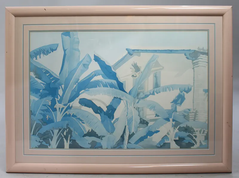 Large Contemporary Caribbean Inspired Print