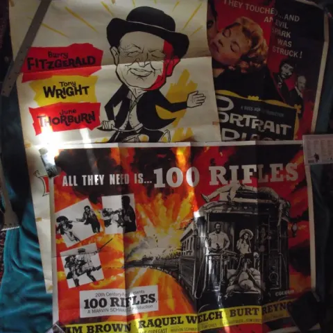 3 x Original UK Film Posters - 1959 -1960 -1969