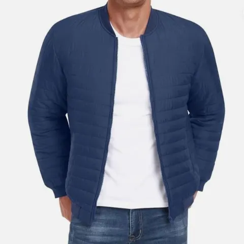 Men's Casual Windproof Winter Lined Warm Jacket - Large