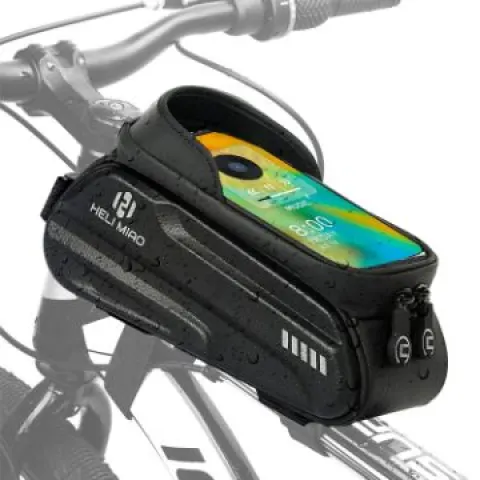 Bike Handlebar Bag with Mobile Phone Holder L13a