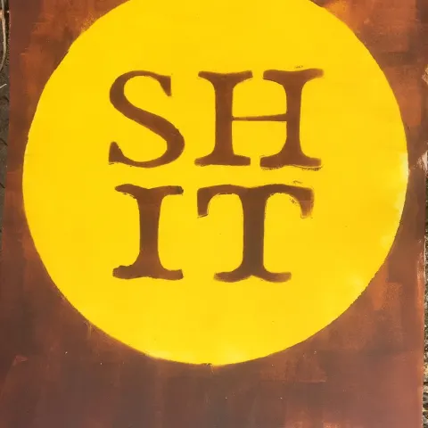 Pure Evil Shit Limited Edition of 10 Each Unique Hand Painted