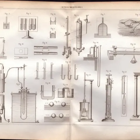 Experimental Physics Optics Meteorology Instruments Etc Antique Diagram-26.