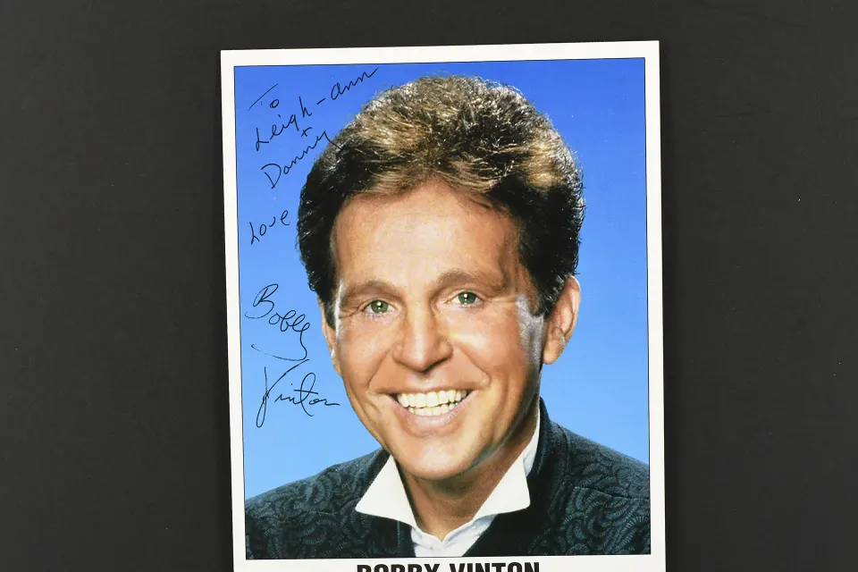 Bobby Vinton Original Signature