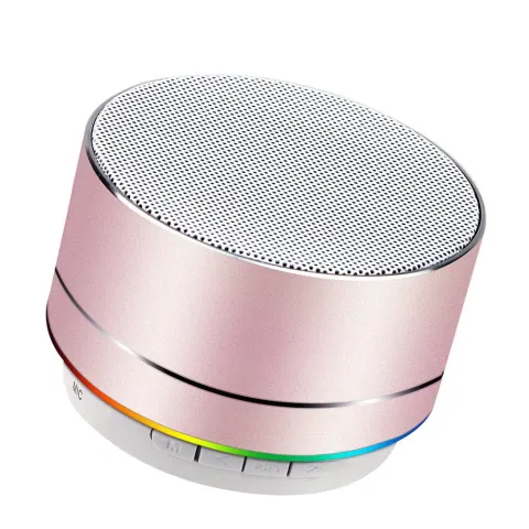 Mini Wireless Speaker, Portable Bluetooth Speaker with HD Sound, 4H Play-time, Built-in Mic,