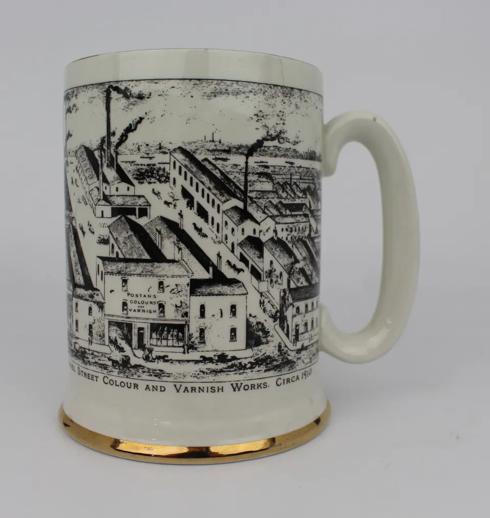 Ellgreave Ironstone Postans Paint Tankard