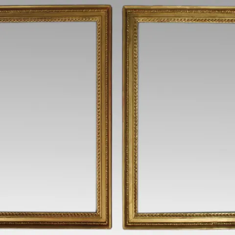 Matched Pair of Antique Giltwood Frames – c.1880
