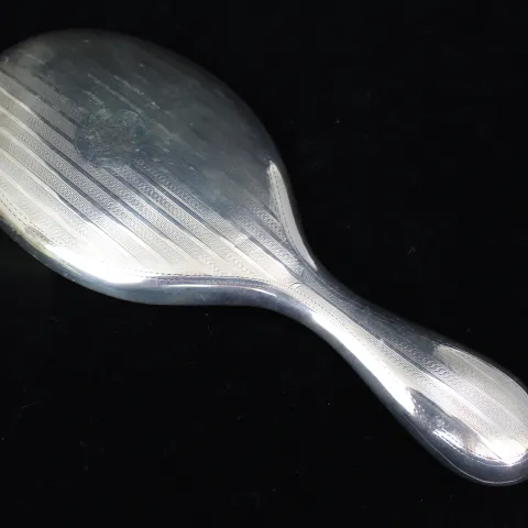 Edwardian Silver Hand Mirror Birmingham 1906
