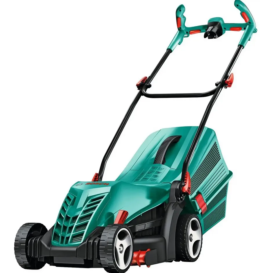 (115/Mez/1G) Lot RRP £791 When Complete. 6x Lawnmowers. 1x Bosch Rotak 37-14 Ergo Rotary RRP £139 (