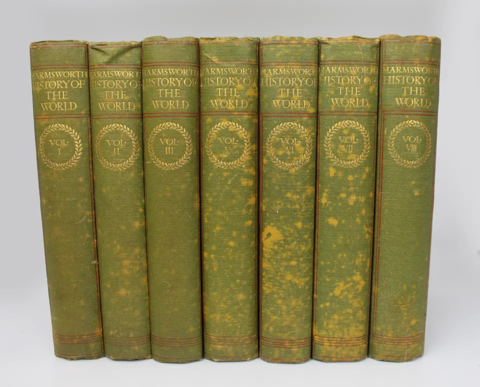 7 Volume Harmsworth History of the World