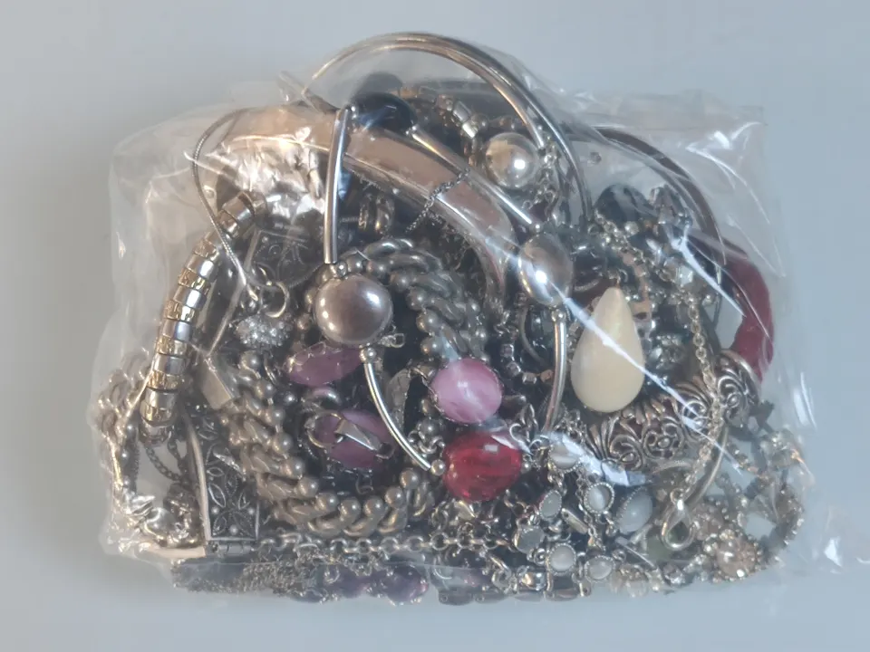 A collection of white metal jewellery. Approximately 703 grams.