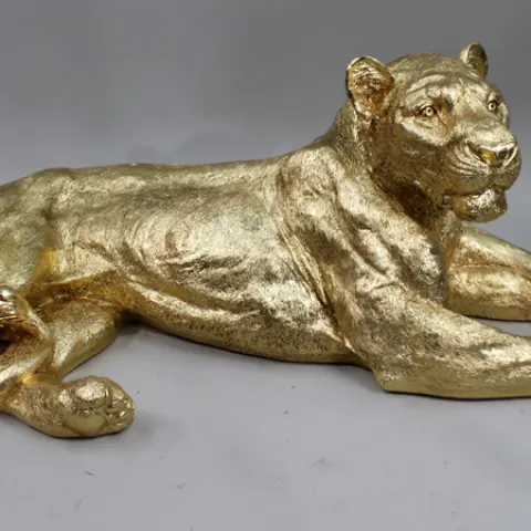 Gold Leaf Lion Lioness Ex Display