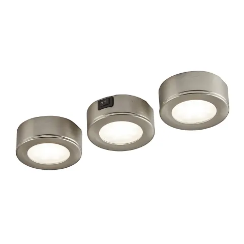 Colours Esmo LED Neutral white Under cabinet light IP20  Pack of 3 RRP £30