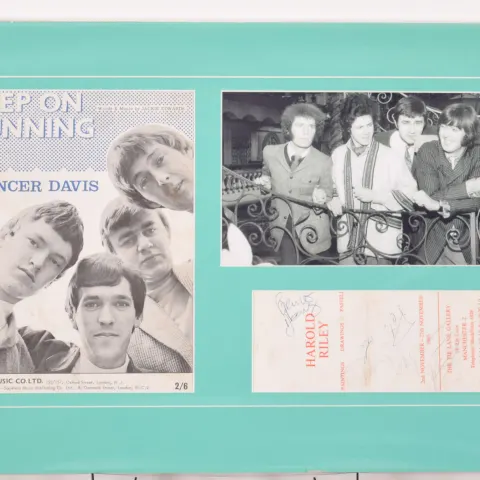 THE SPENCER DAVIS GROUP original signature presentation