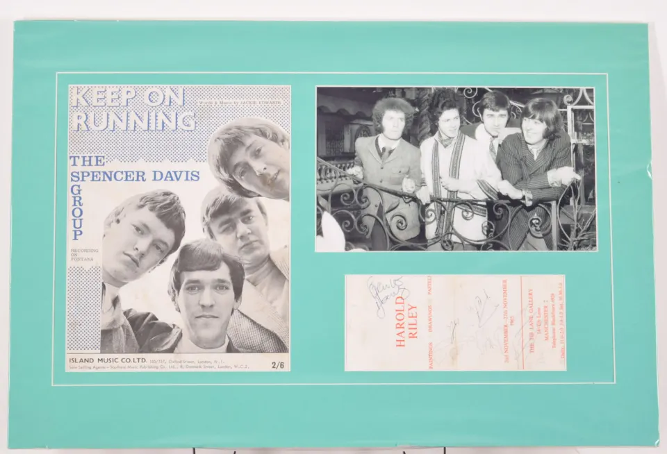 THE SPENCER DAVIS GROUP original signature presentation