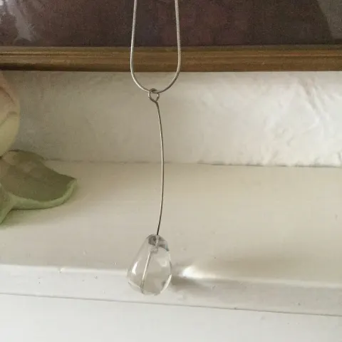 Melissa Mcarthur sterling silver quartz pendant necklace