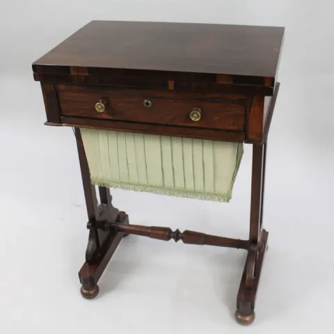 Regency Rosewood Work and Games Table c.1820
